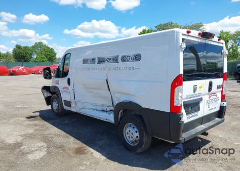 2021 Ram Promaster 2500 Low Roof 136 Wb z USA, uszkodzony, nr VIN 3C6LRVVG4ME529686